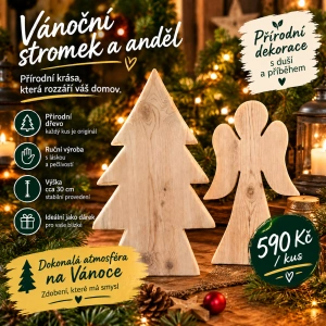 Stromek  dřevěný 30cm +