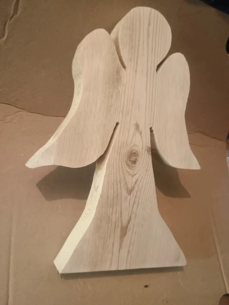 Anděl dřevěný 30cm +